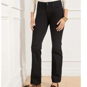 Talbots Black Barely Boot Jeans - Size 6 Petite